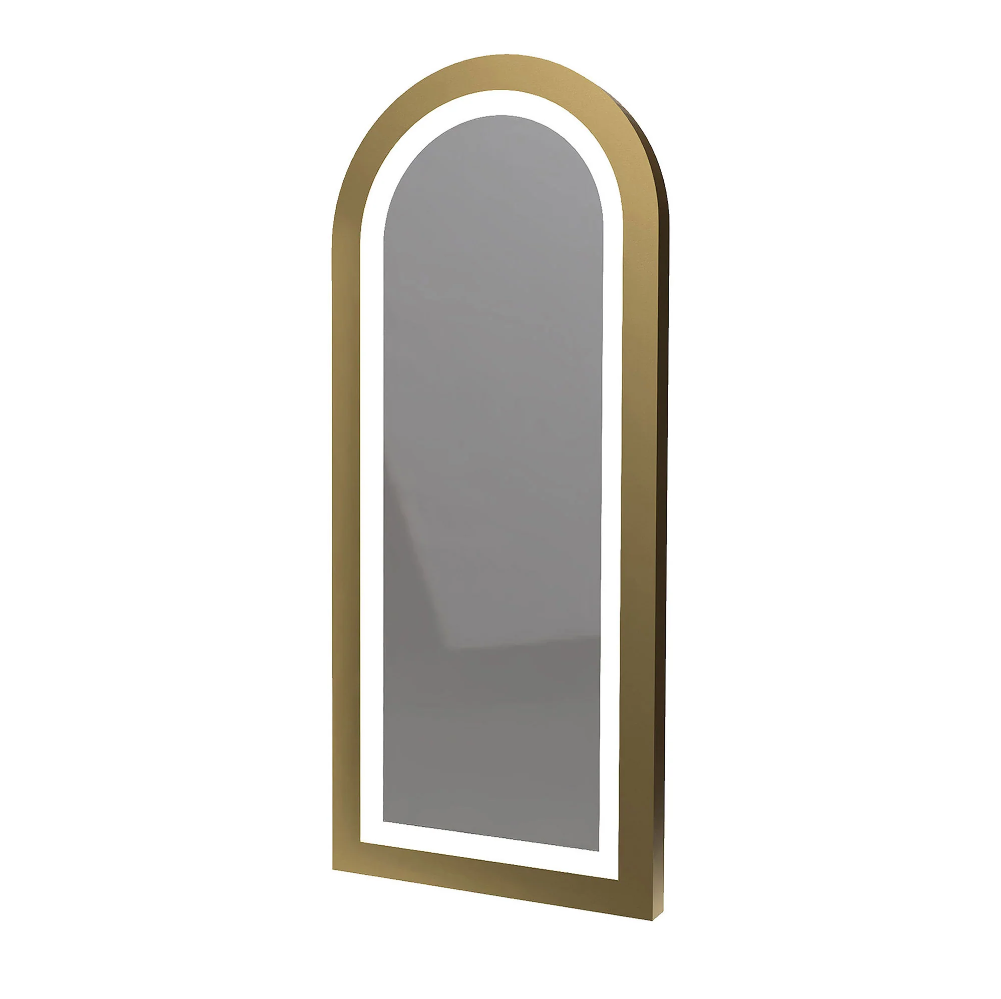 Arched Zada Framed Mirror w/ Direct LED Lighting - Image 2