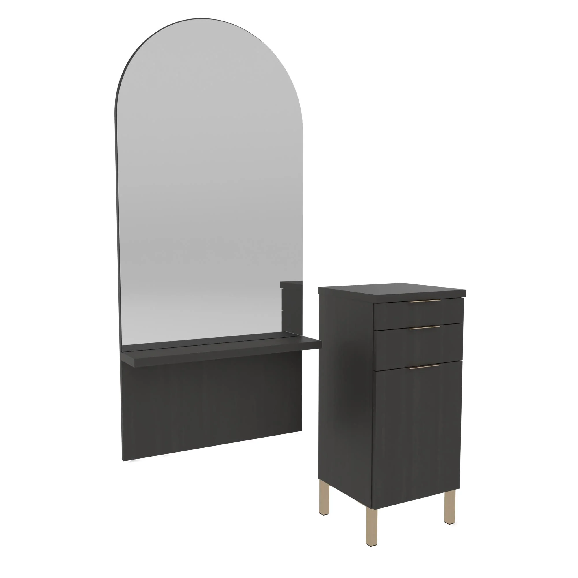 Aspen Styling Station w/ Metal Legs - Image 2