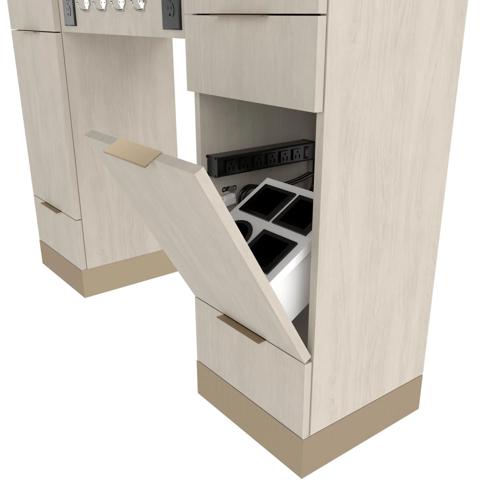 Nico Barber Station w/ Accent Toe Kick - Image 2