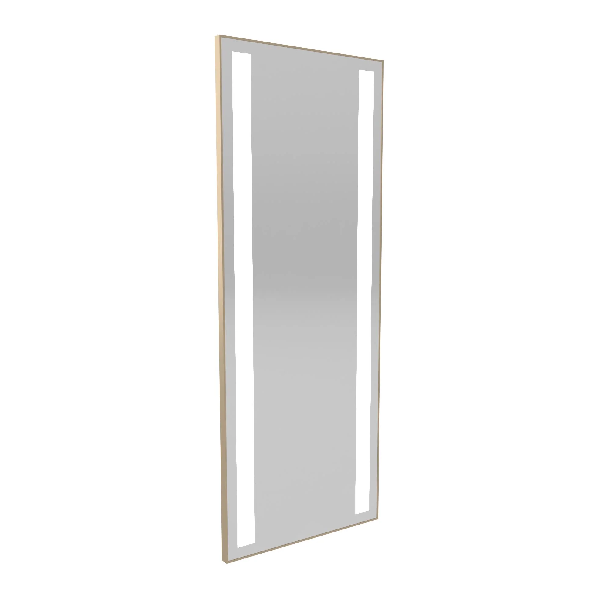 Roots Tall Metal Framed Mirror w/ Direct LED Lighting