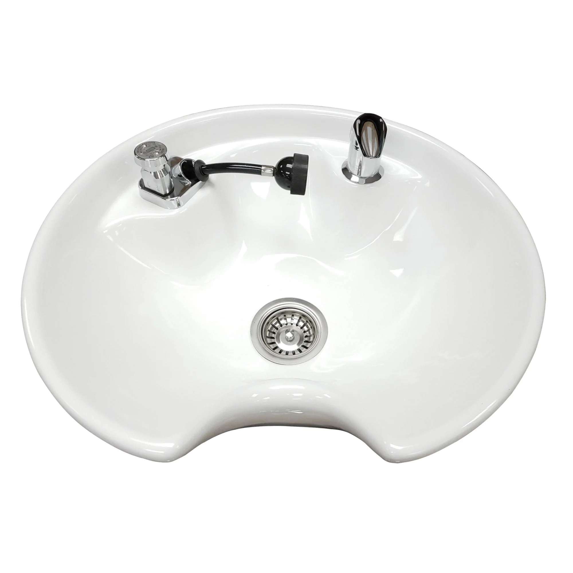 Jeffco Round Tilting Porcelain Shampoo Bowl
