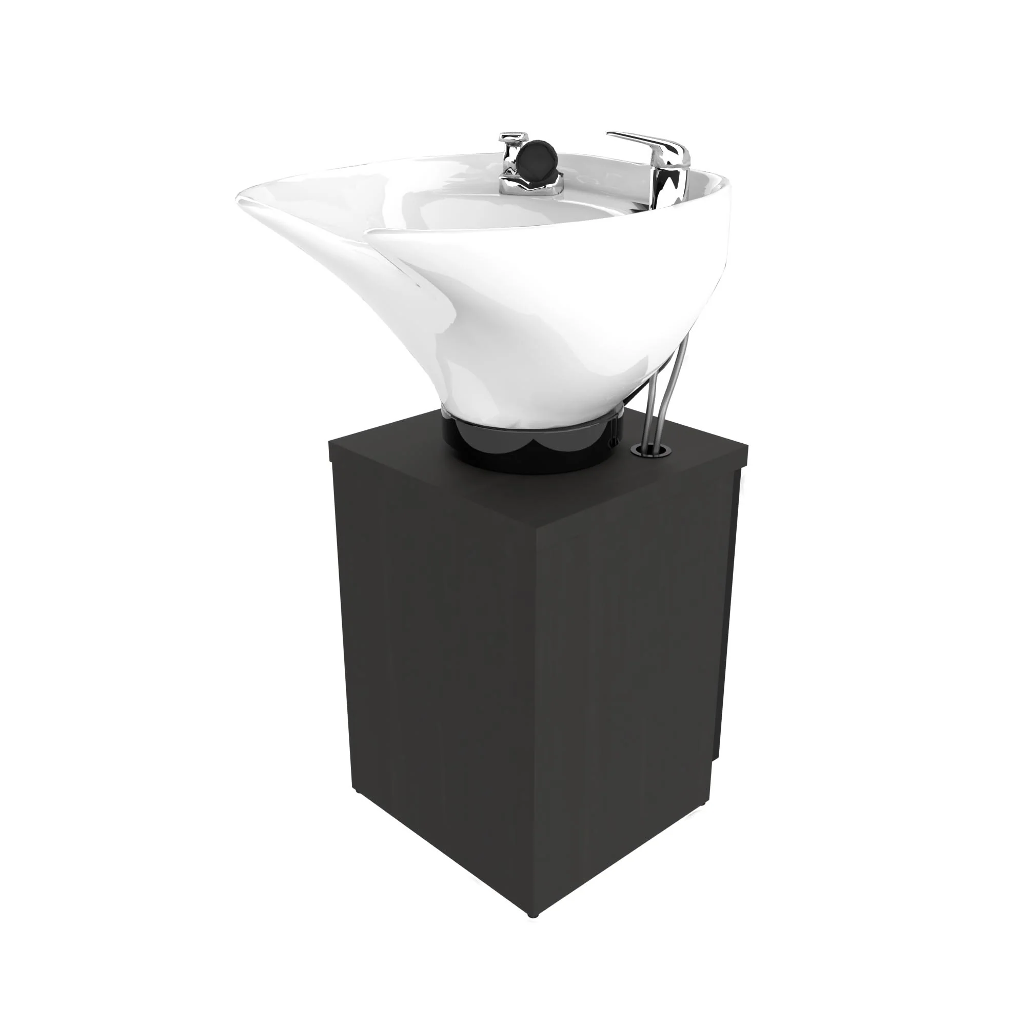 Shampoo Pedestal including Tilting Bowl