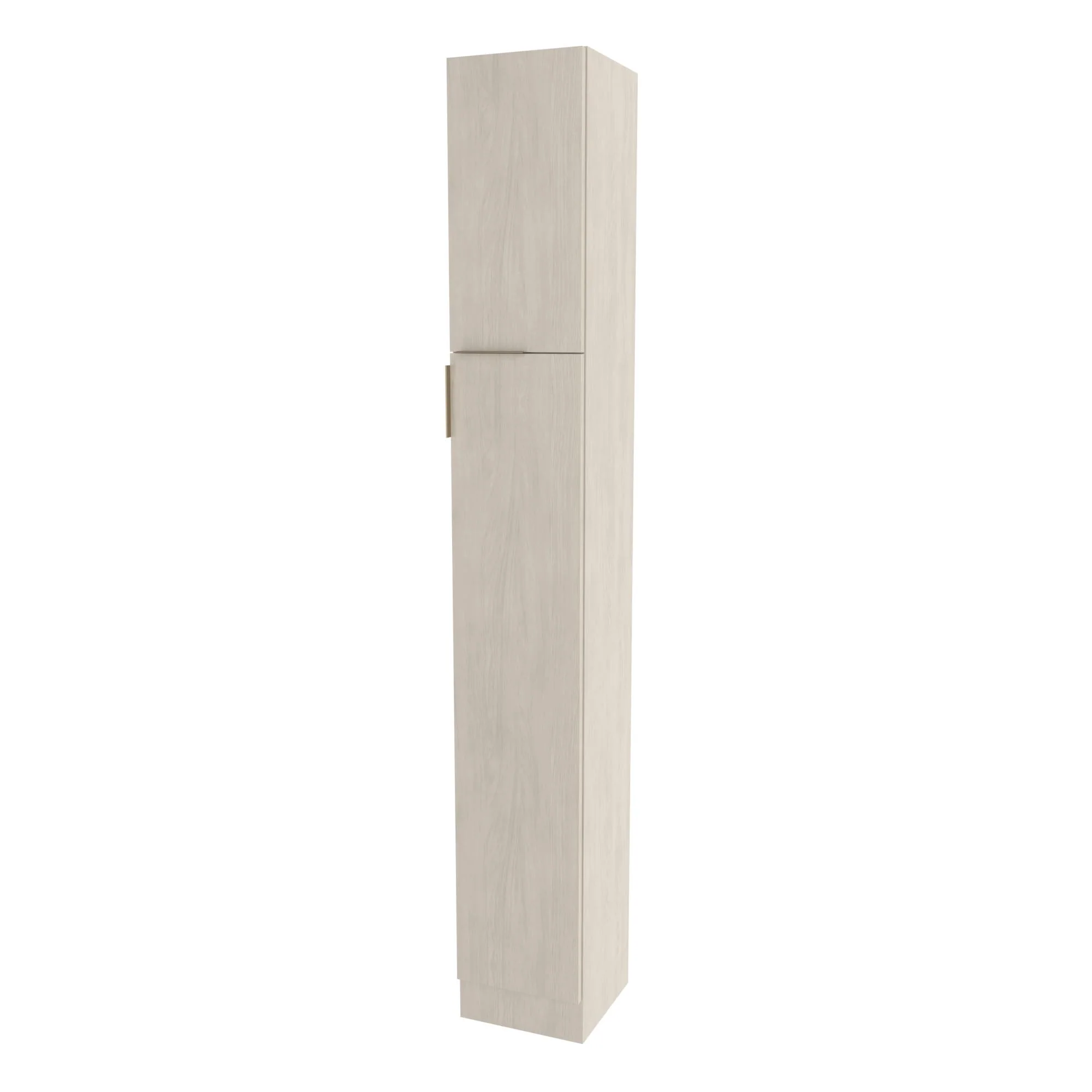 Tall Broom and Storage Cabinet - Hinged Right