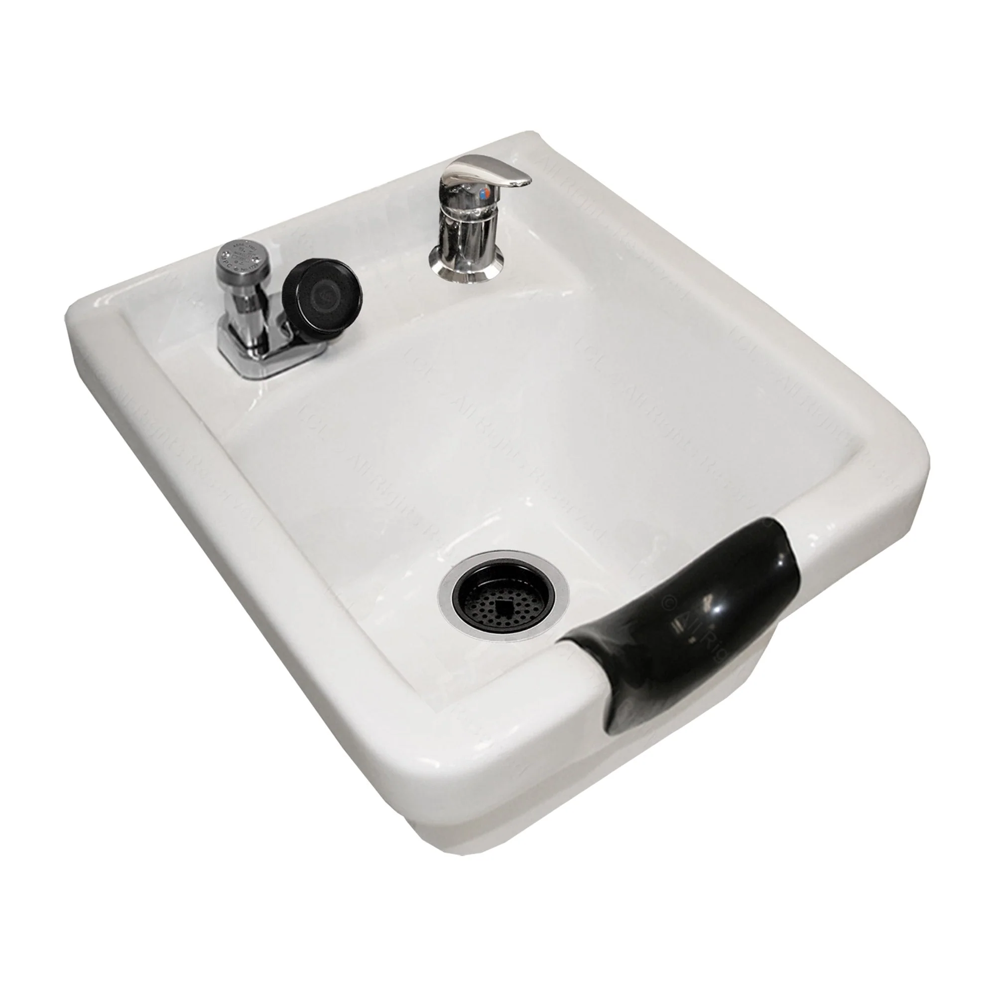 Jeffco Wall-Mounted Porcelain Shampoo Bowl - Image 2